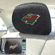Minnesota Wild Embroidered Head Rest Cover Set - 2 Pieces, 17180