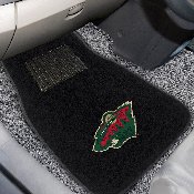 Minnesota Wild Embroidered Car Mat Set - 2 Pieces, 17182