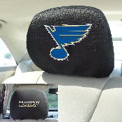 St. Louis Blues Embroidered Head Rest Cover Set - 2 Pieces, 17188