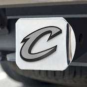 Cleveland Cavaliers Chrome Metal Hitch Cover with Chrome Metal 3D Emblem, 17200