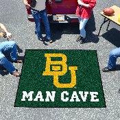 Baylor Bears Man Cave Tailgater Rug - 5ft. x 6ft., 17243