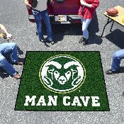 Colorado State Rams Man Cave Tailgater Rug - 5ft. x 6ft., 17259