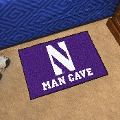Northwestern Wildcats Man Cave Starter Mat Accent Rug - 19in. x 30in., 17265
