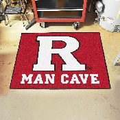 Rutgers Scarlett Knights Man Cave All-Star Rug - 34 in. x 42.5 in., 17270