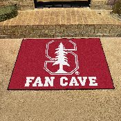 Stanford Cardinal Man Cave All-Star Rug - 34 in. x 42.5 in., 17278