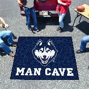 UConn Huskies Man Cave Tailgater Rug - 5ft. x 6ft., 17299
