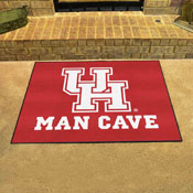 Houston Cougars Man Cave All-Star Rug - 34 in. x 42.5 in., 17302