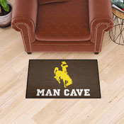 Wyoming Cowboys Man Cave Starter Mat Accent Rug - 19in. x 30in., 17333