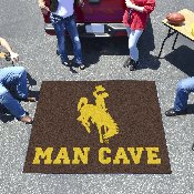 Wyoming Cowboys Man Cave Tailgater Rug - 5ft. x 6ft., 17335