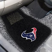 Houston Texans Embroidered Car Mat Set - 2 Pieces - Bull Head Primary Logo, 17353