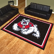Fresno State Bulldogs 8ft. x 10 ft. Plush Area Rug, 17405