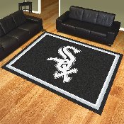 Chicago White Sox 8ft. x 10 ft. Plush Area Rug - Sox Primary Cap Logo, 17416