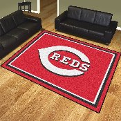 Cincinnati Reds 8ft. x 10 ft. Plush Area Rug - C Reds Primary Logo, 17417