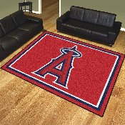 Los Angeles Angels 8ft. x 10 ft. Plush Area Rug - A Primary Cap Logo, 17423
