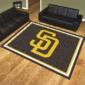 San Diego Padres 8ft. x 10 ft. Plush Area Rug, 17433