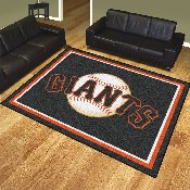 San Francisco Giants 8ft. x 10 ft. Plush Area Rug - Giants Baseball Primary Logo, 17434