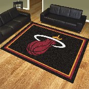 Miami Heat 8ft. x 10 ft. Plush Area Rug, 17457