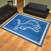 Detroit Lions 8ft. x 10 ft. Plush Area Rug - Lion Primary Logo, 17481