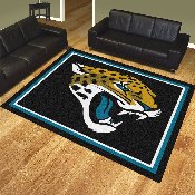 Jacksonville Jaguars 8ft. x 10 ft. Plush Area Rug - Jaguar Head Primary Logo, 17485