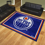 Edmonton Oilers Oilers 8ft. x 10 ft. Plush Area Rug, 17512
