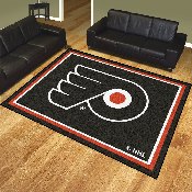 Philadelphia Flyers 8ft. x 10 ft. Plush Area Rug, 17523