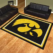 Iowa Hawkeyes 8ft. x 10 ft. Plush Area Rug, 17554