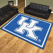 Kentucky Wildcats 8ft. x 10 ft. Plush Area Rug, UK Logo, 17556