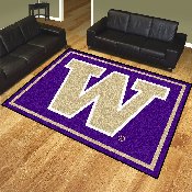 Washington Huskies 8ft. x 10 ft. Plush Area Rug, 17572