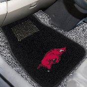 Arkansas Razorbacks Embroidered Car Mat Set - 2 Pieces, 17594