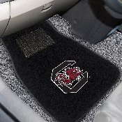 South Carolina Gamecocks Embroidered Car Mat Set - 2 Pieces, 17595