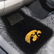 Iowa Hawkeyes Embroidered Car Mat Set - 2 Pieces, 17600