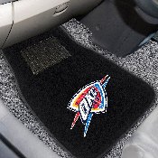 Oklahoma City Thunder Embroidered Car Mat Set - 2 Pieces, 17612