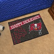 NFL - Tampa Bay Buccaneers Starter Mat - Happy Holidays 19