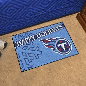 NFL - Tennessee Titans Starter Mat - Happy Holidays 19