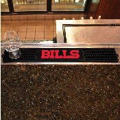 Buffalo Bills Bar Drink Mat - 3.25in. x 24in. - Wordmark, 17899