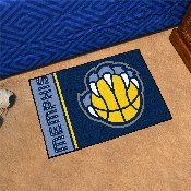 Memphis Grizzlies Starter Mat Accent Rug - 19in. x 30in. - Paw and Basketball Secondary Logo, 17916