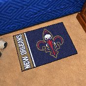 New Orleans Pelicans Starter Mat Accent Rug - 19in. x 30in. - Fleur-de-lis Pelican Secondary Logo - Navy - Starter Mat - Uniform, 17921
