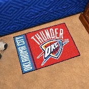 Oklahoma City Thunder Starter Mat Accent Rug - 19in. x 30in. - OKC Primary Logo & Wordmark, 17923