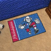 Philadelphia 76ers Starter Mat Accent Rug - 19in. x 30in. - Benjamin Franklin Secondary Logo, 17925