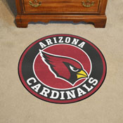 Arizona Cardinals Roundel Rug - 27in. Diameter - Cardinal Head Primary Logo, 17949