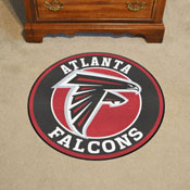 Atlanta Falcons Roundel Rug - 27in. Diameter - Falcon Primary Logo, 17950