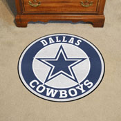 Dallas Cowboys Roundel Rug - 27in. Diameter - Star Primary Logo, 17956