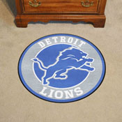 Detroit Lions Roundel Rug - 27in. Diameter - Lion Primary Logo, 17958