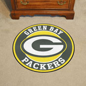 Green Bay Packers Roundel Rug - 27in. Diameter - Oval G Primary Logo, 17959