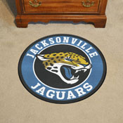 Jacksonville Jaguars Roundel Rug - 27in. Diameter - Jaguar Head Primary Logo, 17962