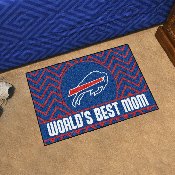 Buffalo Bills World's Best Mom Starter Mat Accent Rug - 19in. x 30in., 18019
