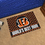 Cincinnati Bengals World's Best Mom Starter Mat Accent Rug - 19in. x 30in., 18022