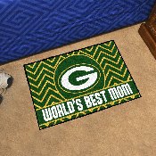 Green Bay Packers World's Best Mom Starter Mat Accent Rug - 19in. x 30in., 18027