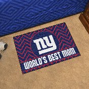 NFL - New York Giants Starter Mat - World's Best Mom 19"x30", 18036