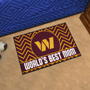 Washington Commanders World's Best Mom Starter Mat Accent Rug - 19in. x 30in., 18047
